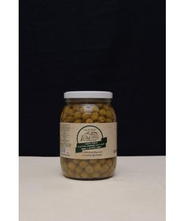 L VAL FARM Hand-Cracked Halhali Green Olives 950 gr in Glass Package - Buy Online on GoSupps.com