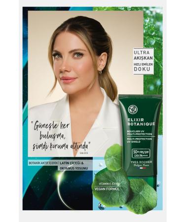 Yves Rocher Herbal Antioxidant Elixir Botanique Anti-Blemish 50SPF Face Sunscreen-Vitamin E-30ml - Buy Online on GoSupps.com