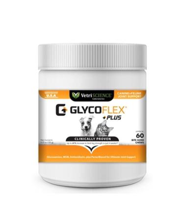 Vetri-Science Glyco Flex Plus Dog Cat Joint Support 60 Tablets 05/31/2024