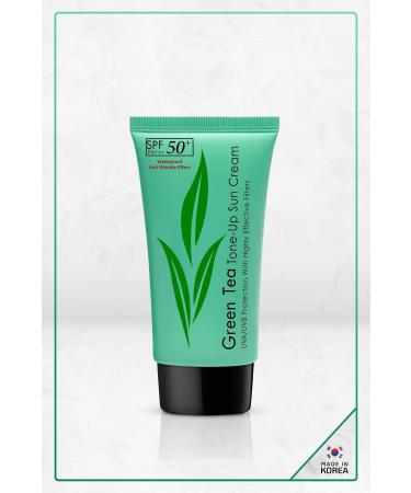 DR. CELLIO Juno Green Tea Extract Toning Effect Anti-Blemish Acne and Wrinkle Sunscreen (waterproof)