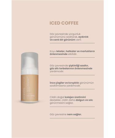 EIGHTH COLOR Iced Coffee - Moisturizing and brightening eye contour cream that prevents the appearance of wrinkles 15ml - Buy Online on GoSupps.com
