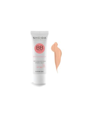 Sheida Bb Cream Extra Light (EXTRA LIGHT COLOR) Spf 30 Perfect Coverage - Buy Online on GoSupps.com