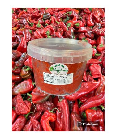 Hac o lu spice Hatay Local Natural Hot Pepper Paste Hot 500 gr - 1/2 kg