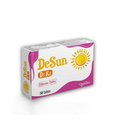 vitamaks Desun D3k2 30 Tablets Chewable Tablet