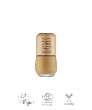 baims Fluid Foundation Excellent Skin (liquid Foundation) Organic Vegan Foundation 50 Toffee