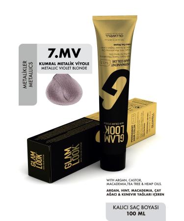 glam look Glamlook Permanent Hair Dye Blonde Metallic Violet 7.mv 100 ml - Buy Online on GoSupps.com