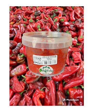 Hac o lu spice Hatay Local Natural Pepper Paste Hot-Sweet 500 gr - 1/2 kg