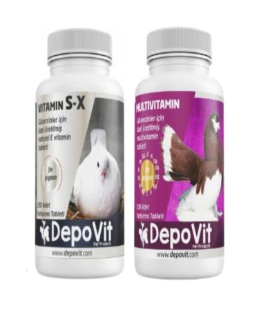 DEPOVIT 2-Pack Depovit Multivitamin Tablet 250li + Depovit Sx Fertility Pill 250 Li