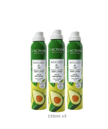L'ACTONE Avocado Panthenol Plus Body Lotion-- Set of 3 - Buy Online on GoSupps.com