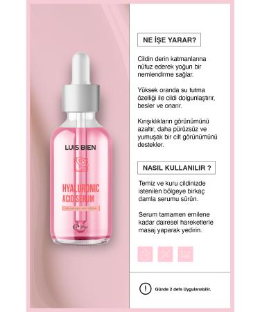 Luis Bien Hyaluronic Acid Face Serum | Intensive Moisturizer | 30ml | Skin Moisturizing - Buy Online on GoSupps.com