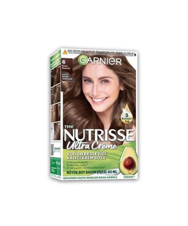 Garnier Nutrisse Intense Nourishing Permanent Cream Hair Dye 6 Dark Blonde