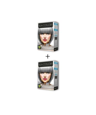 Skygo 2X2 Tube Cream Hair Dye Set Smoke Gray No:0.01