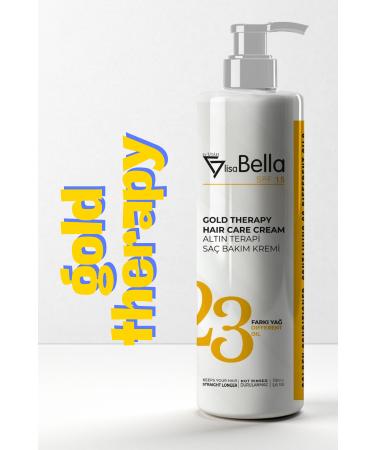 BY UTAH LISA BELLA Gold Therapy Hair Care Cream 250 Ml- Gold Therapy Leave-In Hair Care Cream