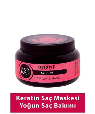 OFROSE Keratin Hair Volumizing Mask for Lively and Shiny Hair 250ml