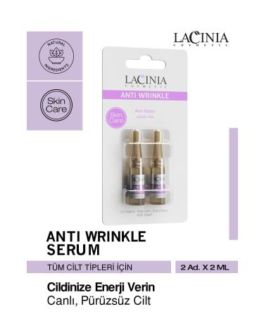 Lacinia Anti Wrinkle Anti-Wrinkle Serum is Suitable for Facial Care