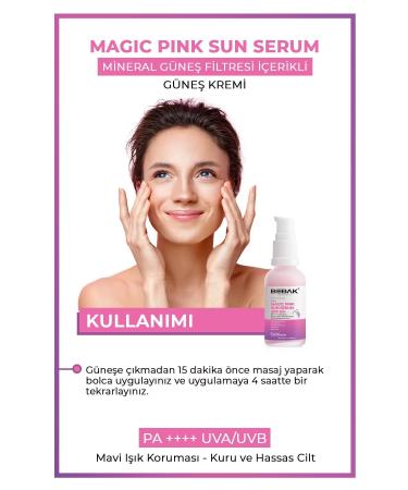 Bebak Skin Tone Equalizer Brightening High Protection +50 Factor Pink Sun Cream/Serum 30ml - Buy Online on GoSupps.com