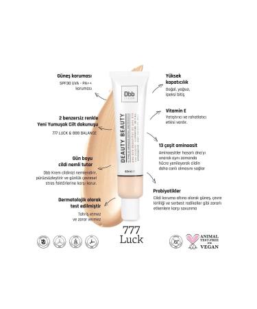 DEAUTY SKIN Skin Care Effective D-bb Cream - 777 (LUCK) - Buy Online on GoSupps.com