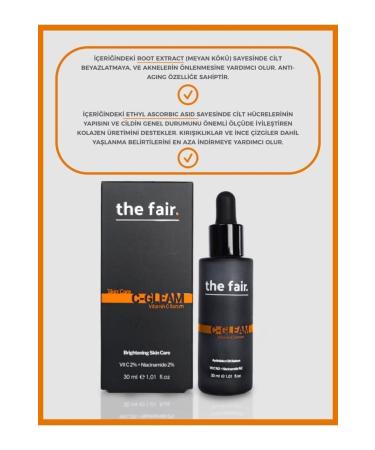 The Fair Vitamin C Even Tone Brightening Skin Serum and Decubal Lip and Dry Area Balm - Buy Online on GoSupps.com