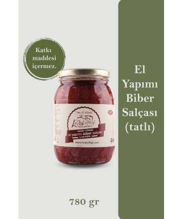 L VAL FARM Lival Hatay Handmade Pepper Paste (SWEET) 780 gr Glass