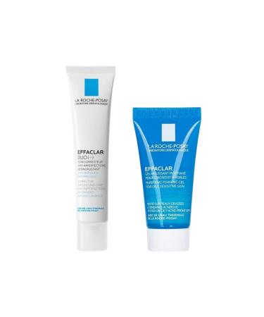 La Roche Posay Effaclar Duo Acne Prone Skin Care Cream 40ml Effaclar Gel 15ml