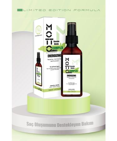 Motto Plus Professional KERATIN - BIOTIN Essence Anti-Loss and Hair Thickening High Level Care Oil 100ml - Buy Online on GoSupps.com