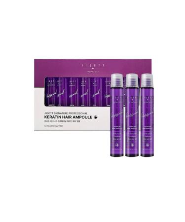 Jigott Keratin Concentrated Hair Care Serum Set Jigott Professional Keratin Hair Ampoule 13ml x 10Pcs - Buy Online on GoSupps.com
