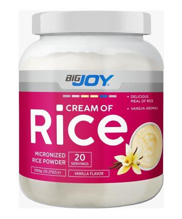 Bigjoy Sports Cream Of Rice Vanilla 1000g Cream Of Rice 20 Servings - Carbohydrate