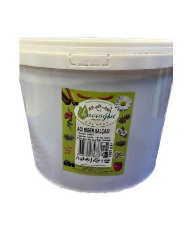 Hac o lu Spice Hatay Local Natural Pepper Paste Hot 5 Kg / 5000 gr Bucket