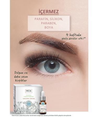 INCIA 0 Natural Eyebrow and Eyelash Strengthening Serum Herbal Thickening Intensive Care Oil 10 ml 2 X Pieces - Buy Online on GoSupps.com