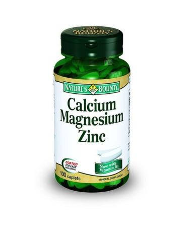Natures Bounty Calcium Magnesium Zinc 100 Tablets