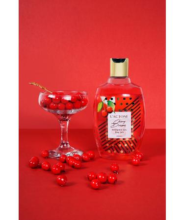 L'ACTONE Cherry Dreams Shower Gel 400 ml / Cherry Perfumed Shower Gel - Buy Online on GoSupps.com