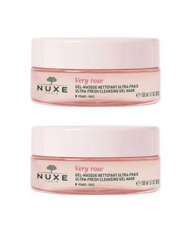 Nuxe Very Rose Cleansing Gel Mask - Cleansing Gel Mask 150ml 2 Pieces