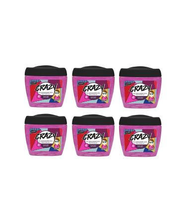 Hobby CRAZY SPORT HAIR STYLING GEL WET HARD PINK (NO: 4) 700 ml x 6 PIECES