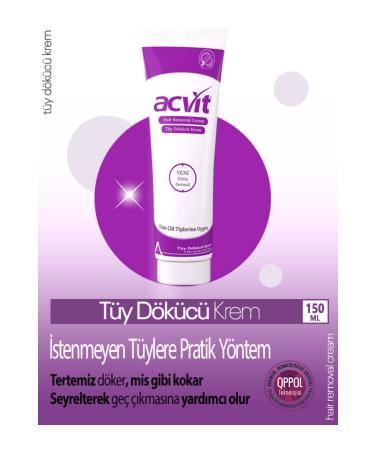 Acvit Hair Removal Cream 150 ml - Buy Online on GoSupps.com