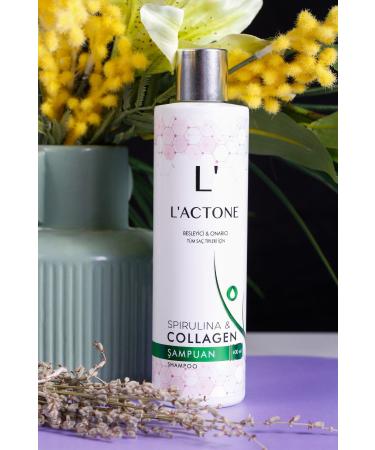 L'ACTONE Spirulina & Collagen Shampoo 400 ml / Shampoo - Buy Online on GoSupps.com
