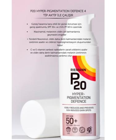 Riemann P20 Pigmentation Defense . Spf50 Protective Sunscreen - Buy Online on GoSupps.com