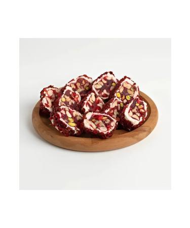 HALUK EREZ Zere k Grape Pomegranate Pistachio Wrapped Turkish Delight 250 grams