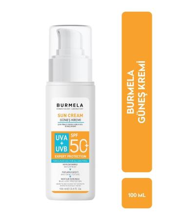 BURMELA Spf + 50 Mineral Face and Body Sun Cream for All Skin Types 100 ml - Buy Online on GoSupps.com