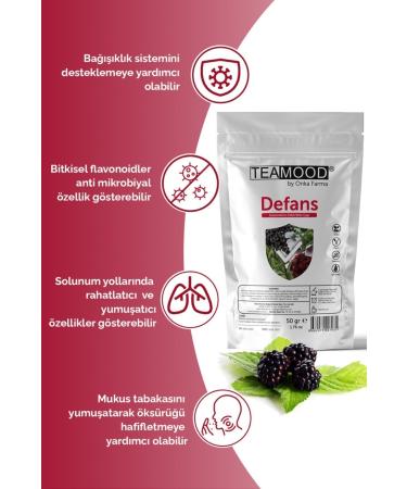 TEAMOOD Onka Farma Defense Tea - Sugar-Free Natural Herbal Tea - 50 gr - Buy Online on GoSupps.com
