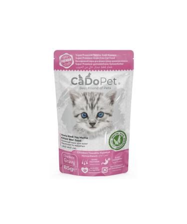 CaDoPet (GRAIN FREE) Super Premium Chicken Meat Kitten Cat Wet Food 85 Gr * 24 Pieces