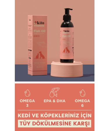 kito Premium Fish Oil 200 ml (OMEGA 3 & 6 FISH OIL FOR CATS AND DOGS)