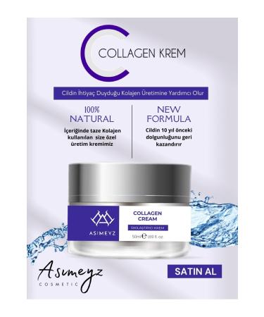 Asimeyz Anti-Aging Collagen Cream Anti-aging Anti-Wrinkle Firming Repairing Collagen 50ML - Buy Online on GoSupps.com
