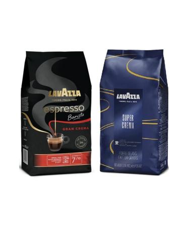 LavAzza Super Crema 1 kg and Barista Gran Crema 1 kg