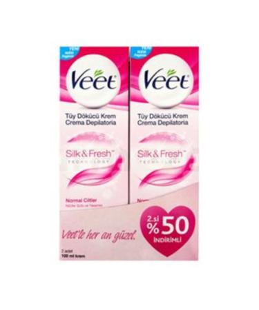 Veet Hair Removal Cream 2 Pack Normal Skin 100ml