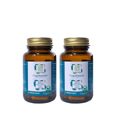Sun Dex Family Health Since 2021 2-Pack Cognitreonate Citicoline Phosphatidylserine Mg L-Threonate PQQ Vitamin B6 30 Herbal Capsules - Buy Online on GoSupps.com
