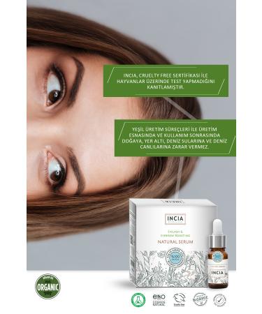 INCIA 0 Natural Eyebrow and Eyelash Strengthening Serum Herbal Thickening Intensive Care Oil 10 ml 2 X Pieces - Buy Online on GoSupps.com