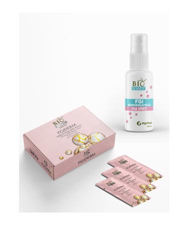 Biosoapy Antifungal Body Care and Repair Set 2 Fgiderm Cream 30 ml and Fgi Spray 30 ml Together