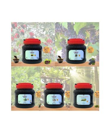 Bozk r Local Health Five Package & (GRAPE BLACK MULBERRY CAROB WHITE CONE MOLASSES) Net 4750 gr - Buy Online on GoSupps.com