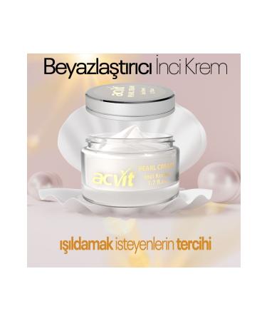 Acvit Whitening Skin Tone Lightening Pearl Cream - 50 ml - Buy Online on GoSupps.com
