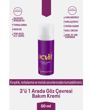 Acvit Eye Contour Care Cream - 3 in 1 - 50 Ml. - Buy Online on GoSupps.com